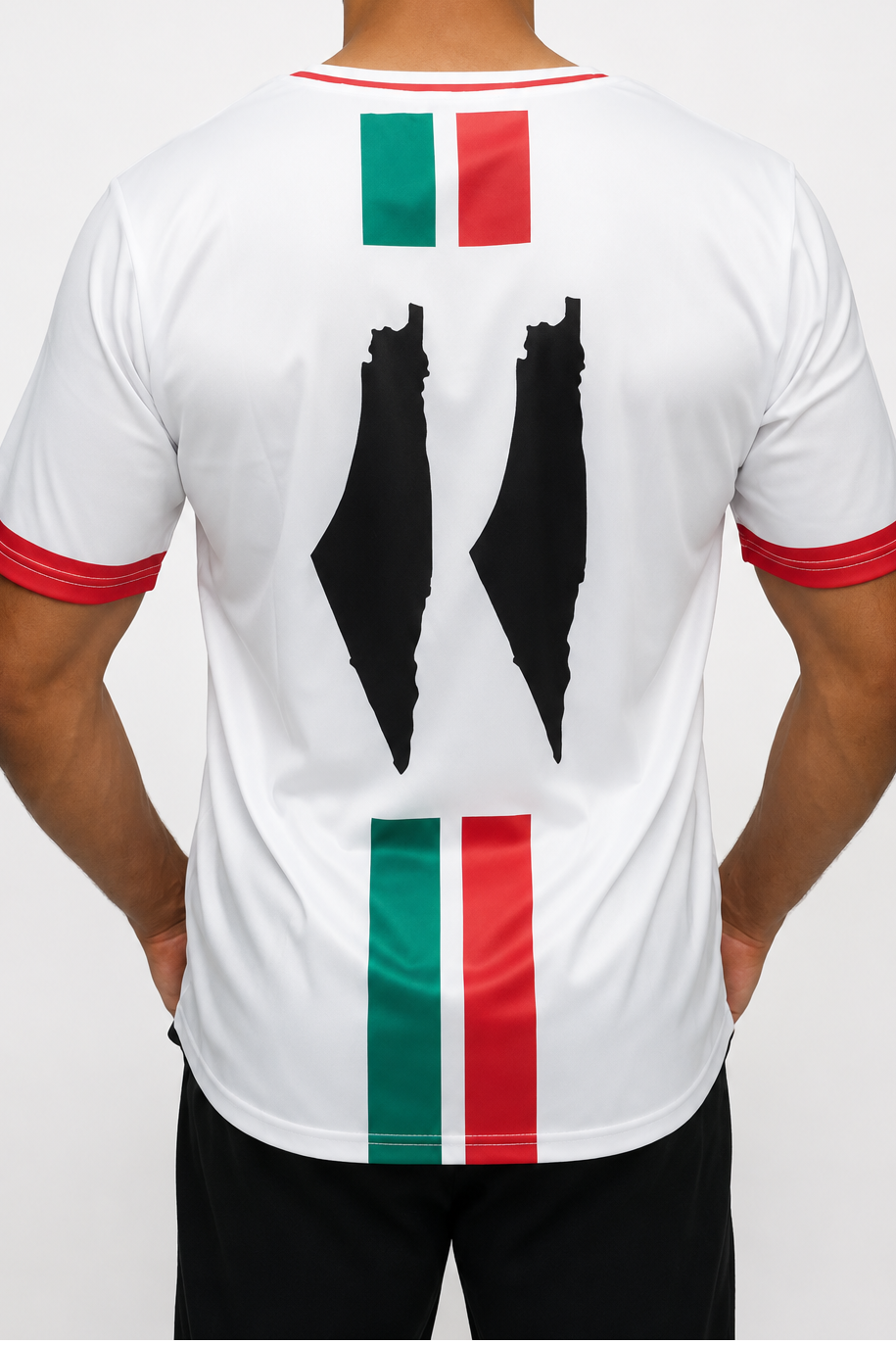 Palestine United Football T-shirt White