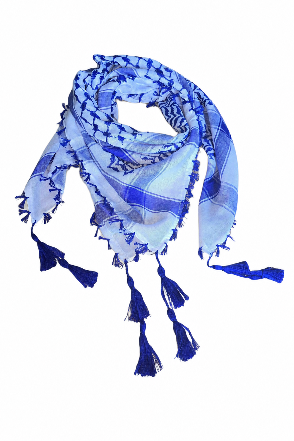 Kufiya/Keffiyeh Purple 100% Cotton
