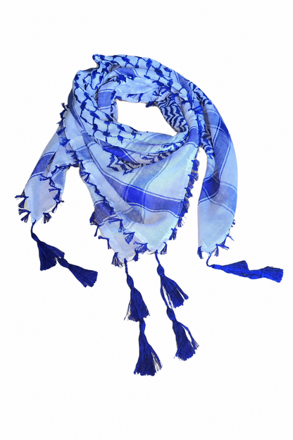 Kufiya/Keffiyeh Purple 100% Cotton