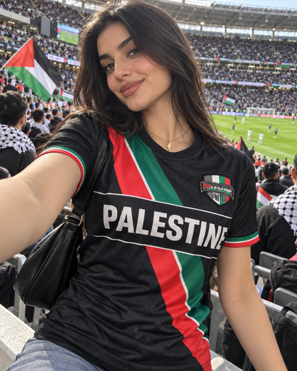 Palestine United T-Shirt United We Stand Black