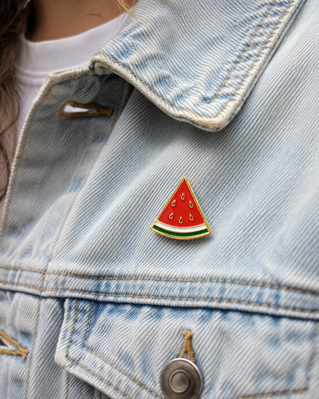 Insignia/Pin de Sandía Palestina