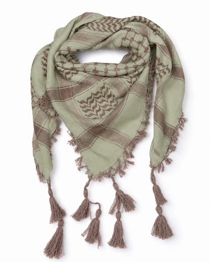 Kufiya/Keffiyeh Dessert Cream 100% Cotton