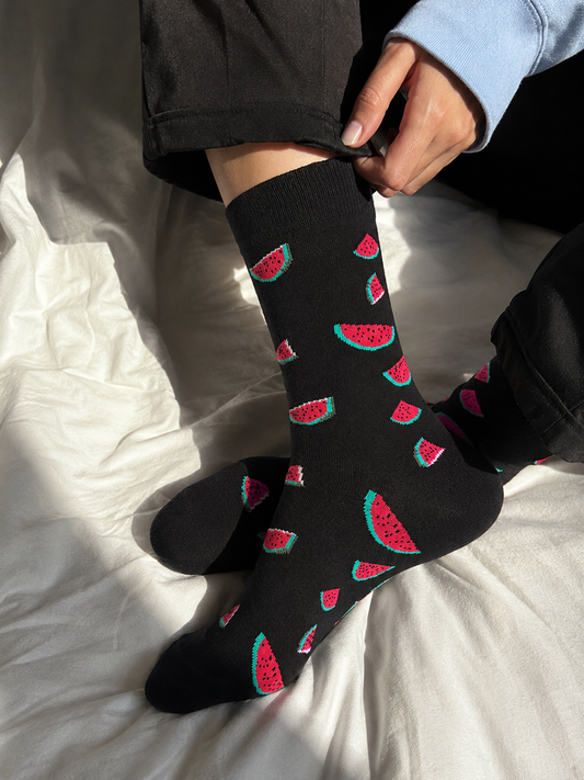 Palestine Watermelon Socks