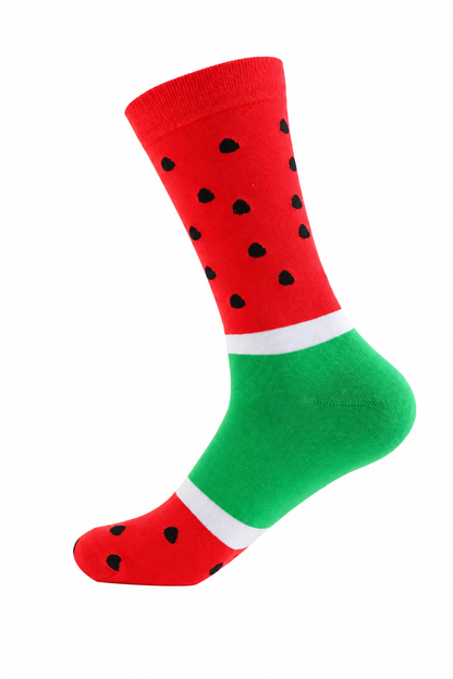 Chaussettes pastèque Palestine Rouge/Vert