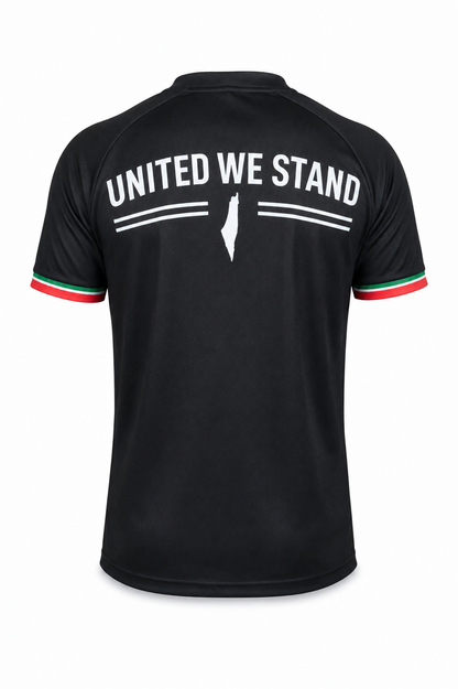 Palestine United T-Shirt United We Stand Black