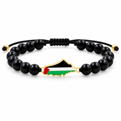 Bracelet Palestine avec perles