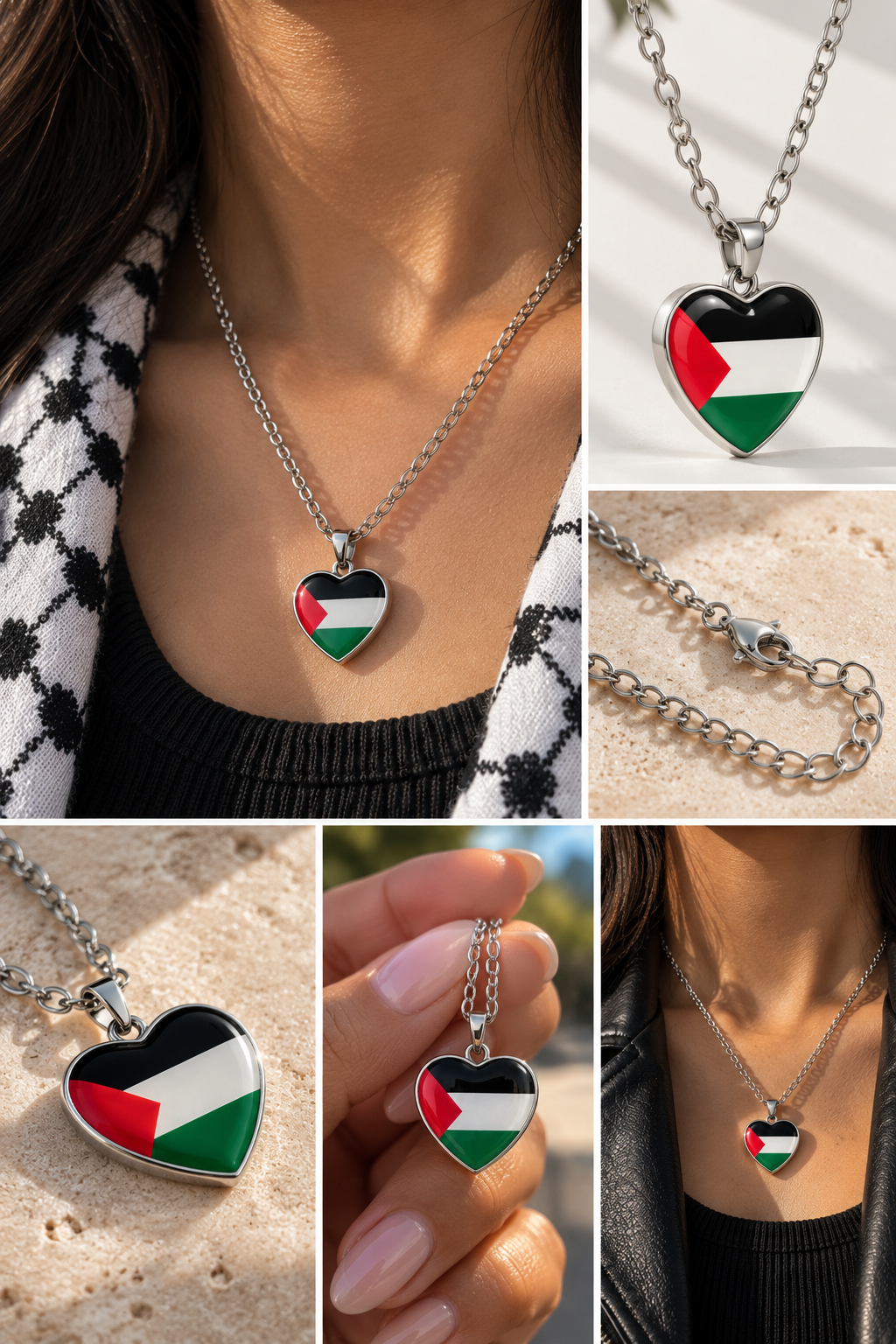 Palestijnse Hart Ketting