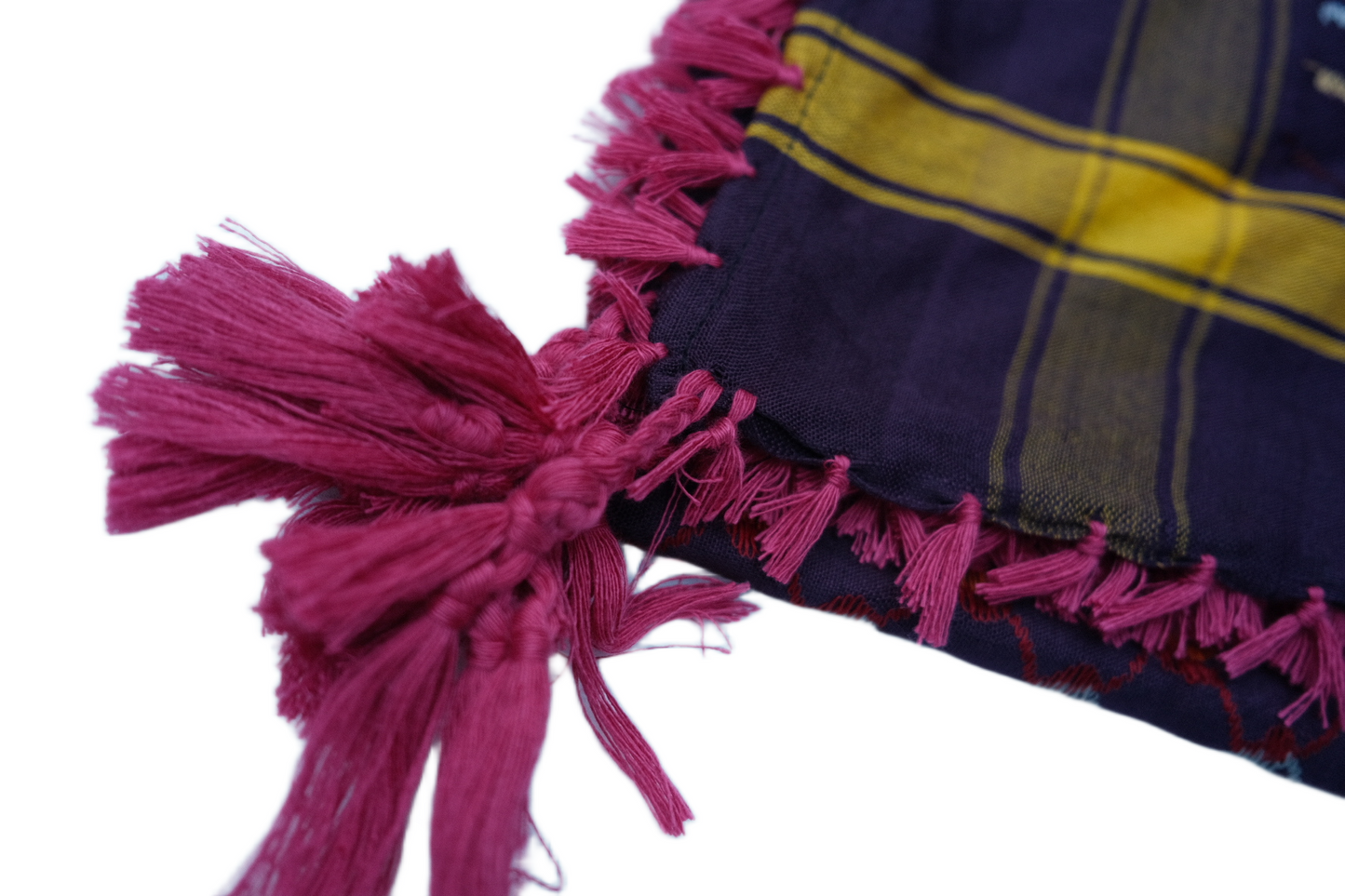 Kufiya/Keffiyeh Purple Rainbow 100% Cotton