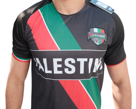 Palestine United T-Shirt United We Stand Zwart