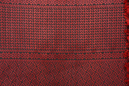 Shemagh Rojo Negro