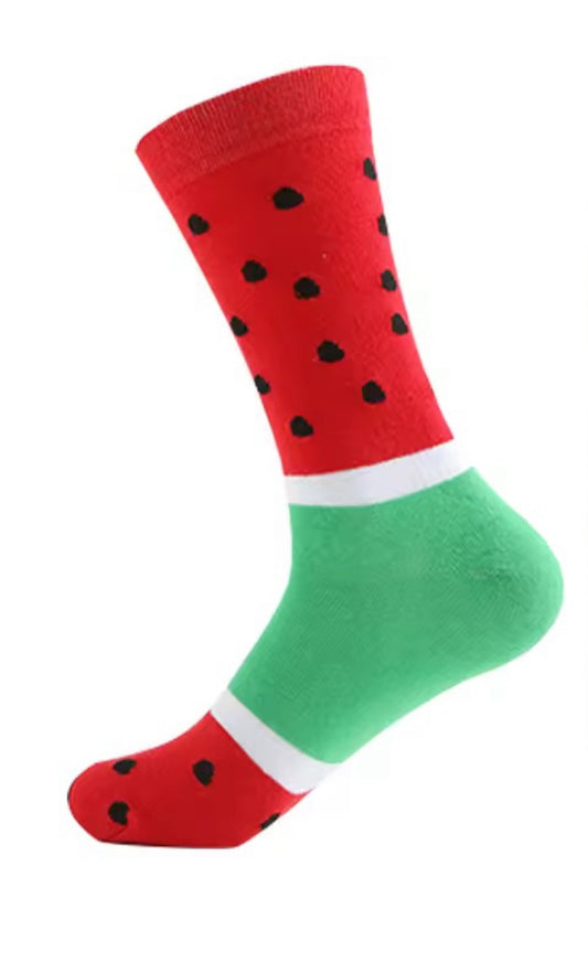 Palestine Watermelon Socks Red/Green