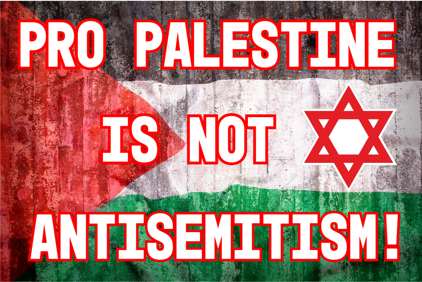 Pro Palestine is Not Anti-Semintism Sticker 5/10/20/40