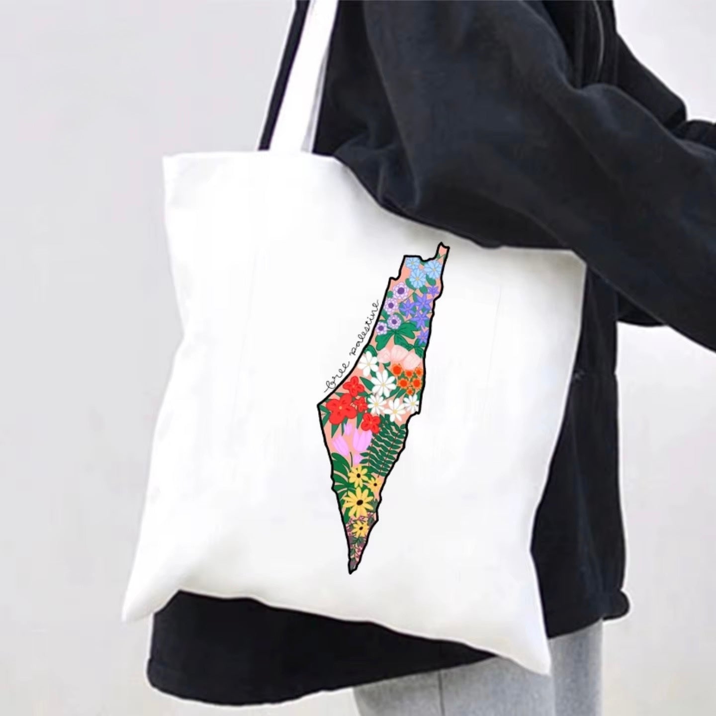 Palestine Blossom Tote