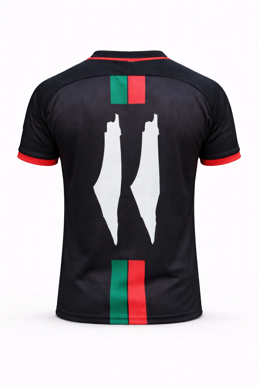 T-shirt de football Palestine United noir