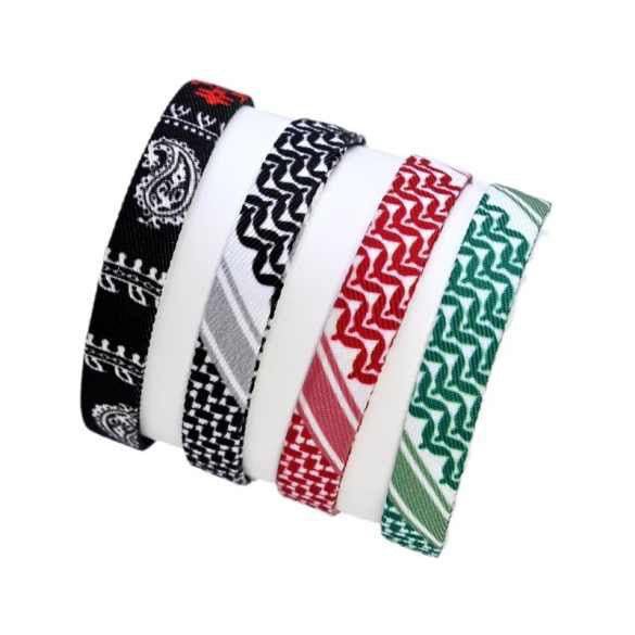 Palestina Armband med Färggdruck