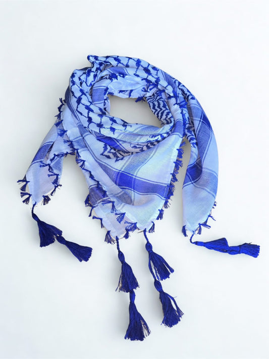Kufiya/Keffiyeh Purple 100% Cotton