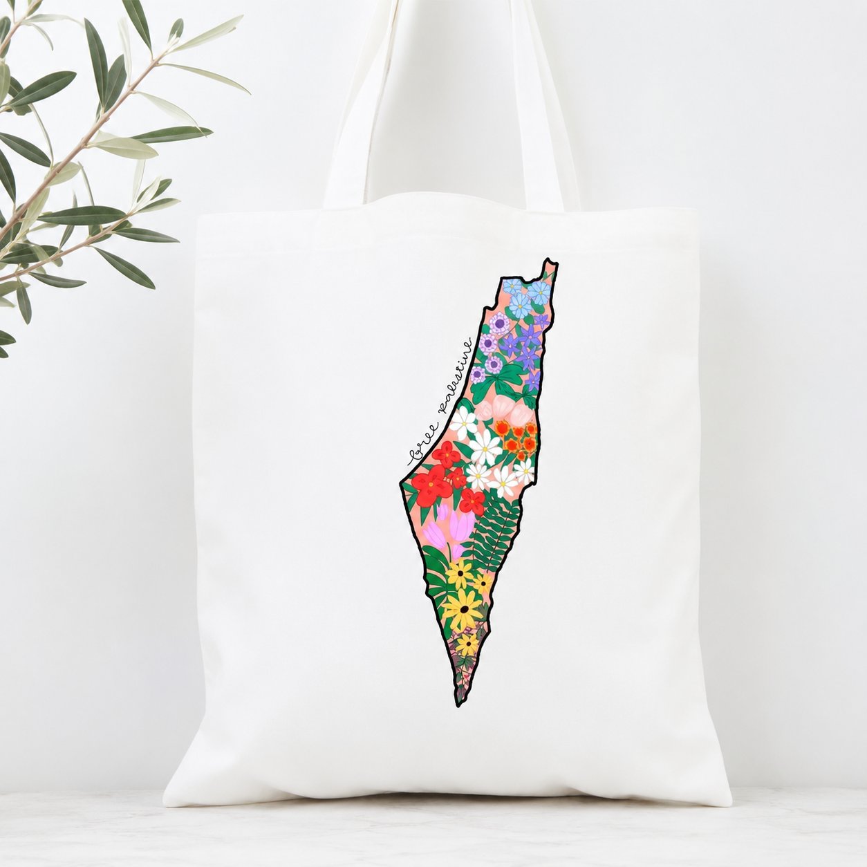 Palestine Blossom Tote