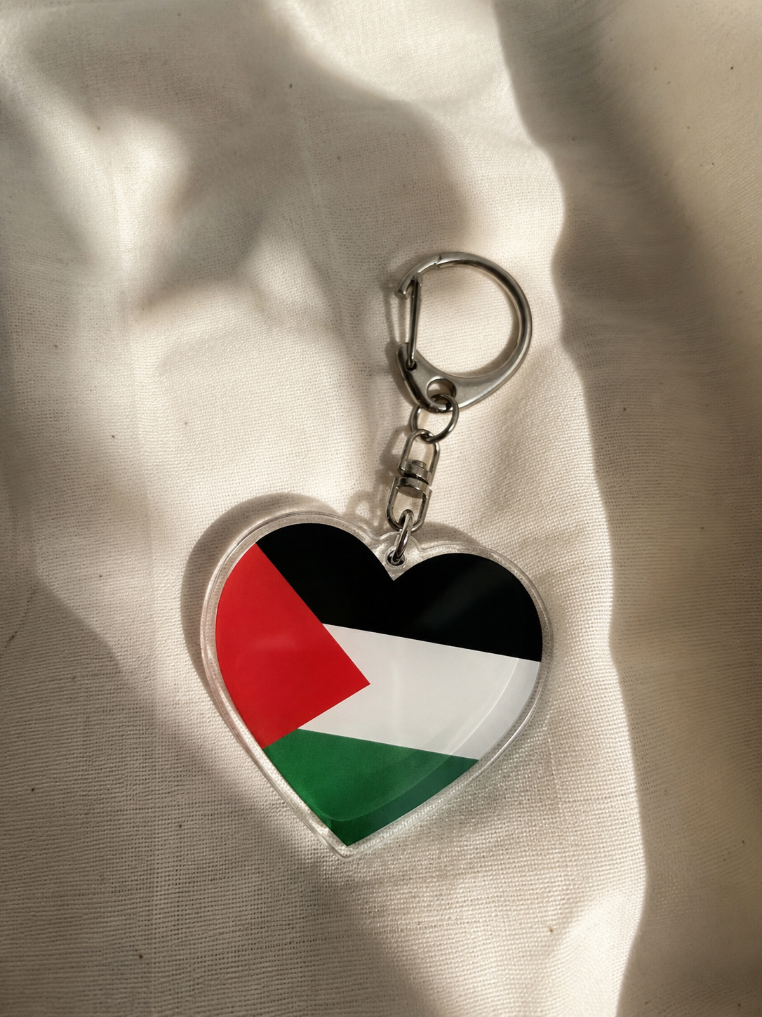 Llavero corazón Palestina