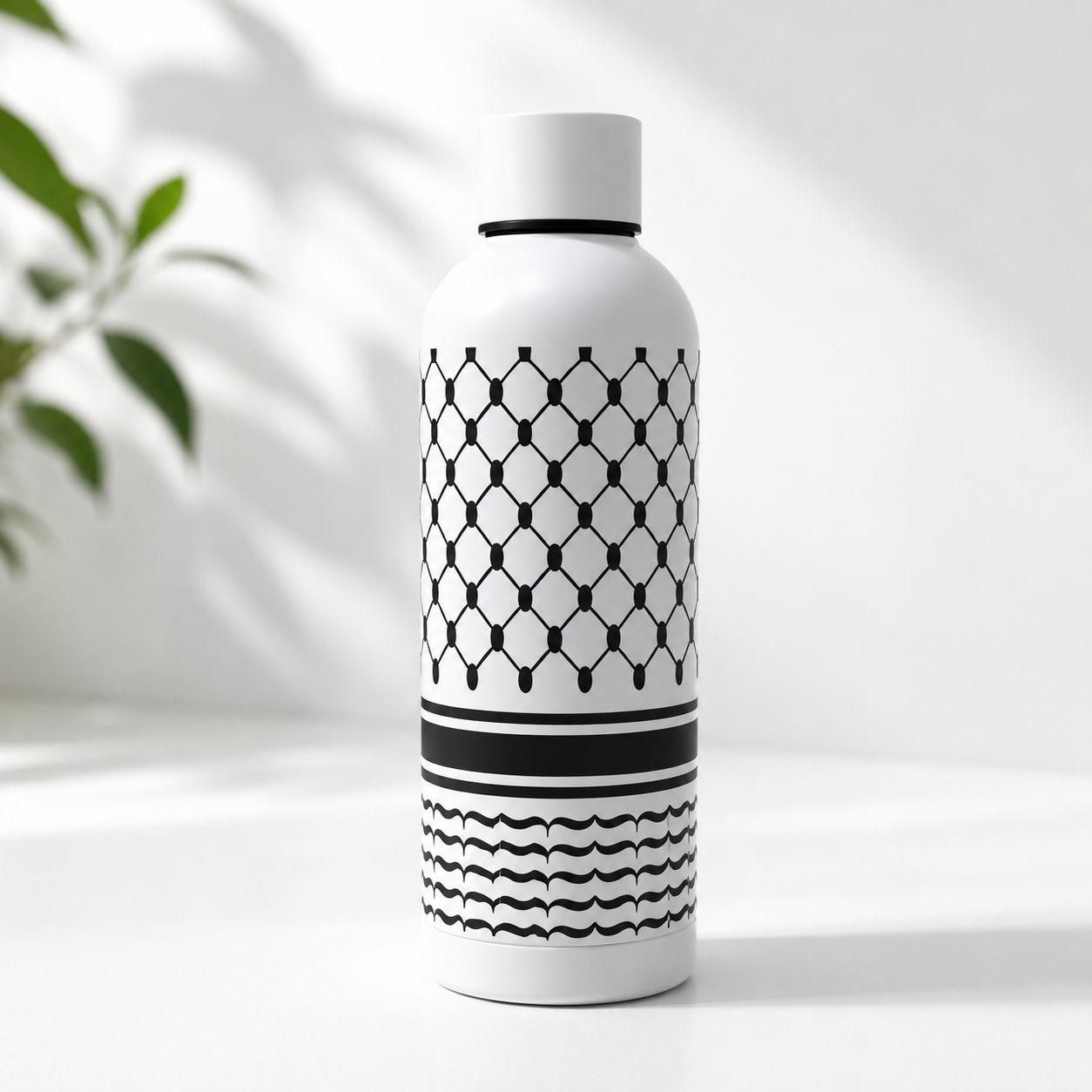 Thermo con estampado keffiyeh