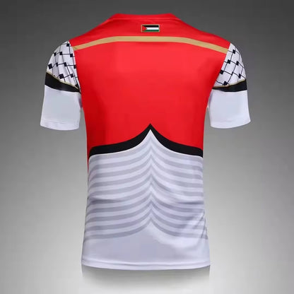 Palestine Football Jersey White-Red