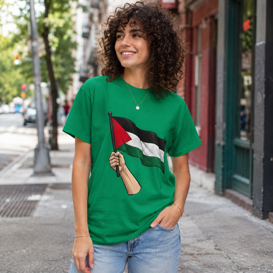 #FreePalestine T-Shirt aus schwerer Baumwolle