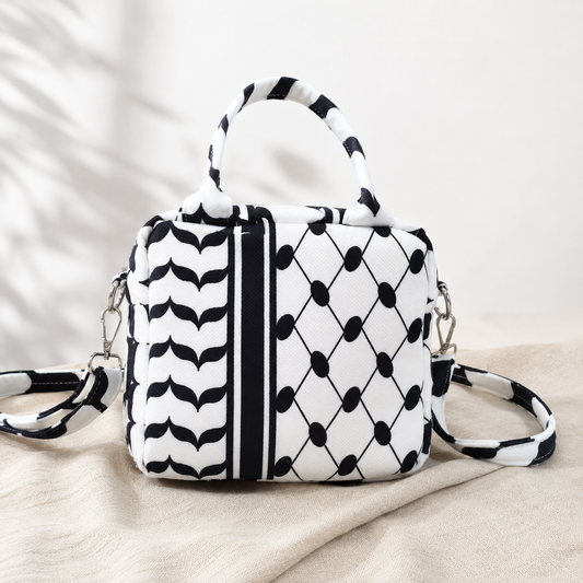 Messenger Bag Black/White