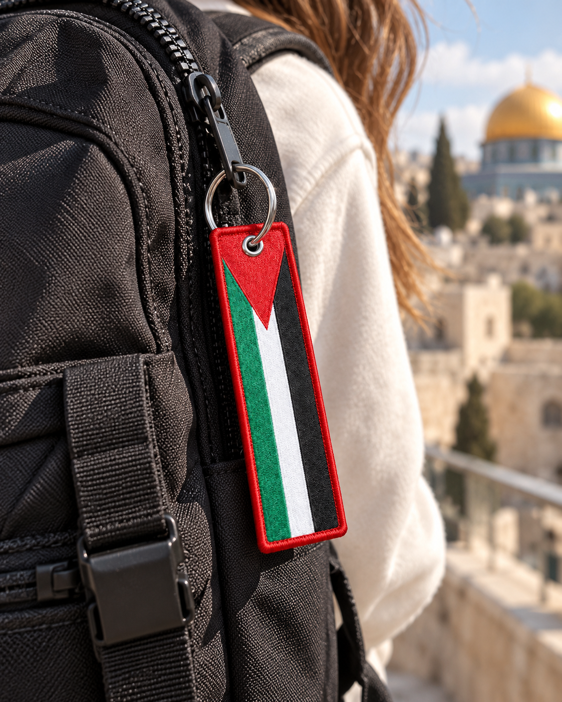 Woven Palestine Keychain/Hangtag