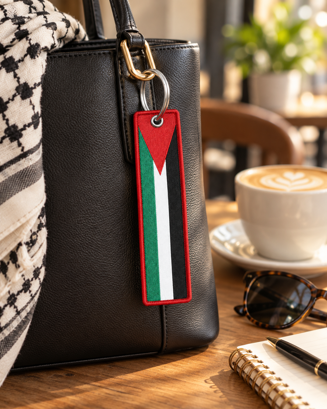 Woven Palestine Keychain/Hangtag