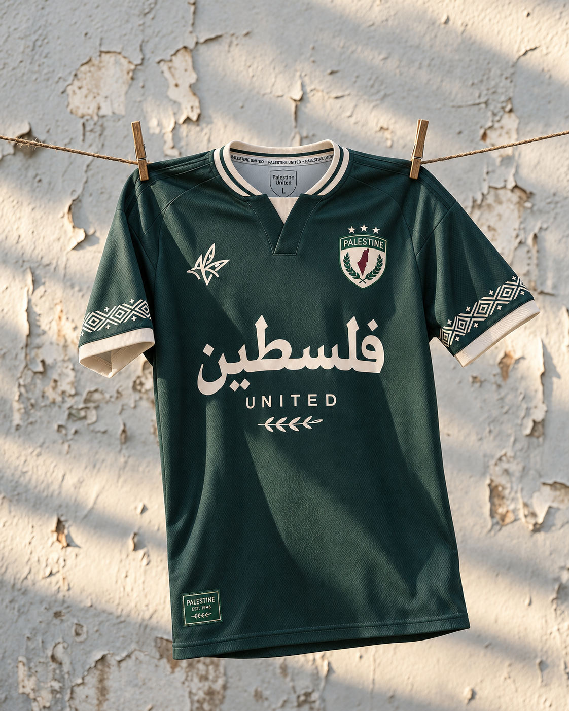 Pre-order | Limited Drop - Palestine United Jersey - Olive Green