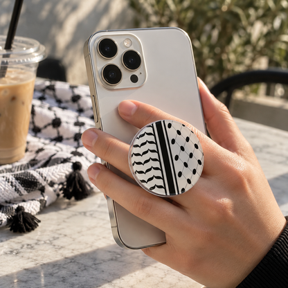 Keffieh de Palestine Support et grip pour téléphone