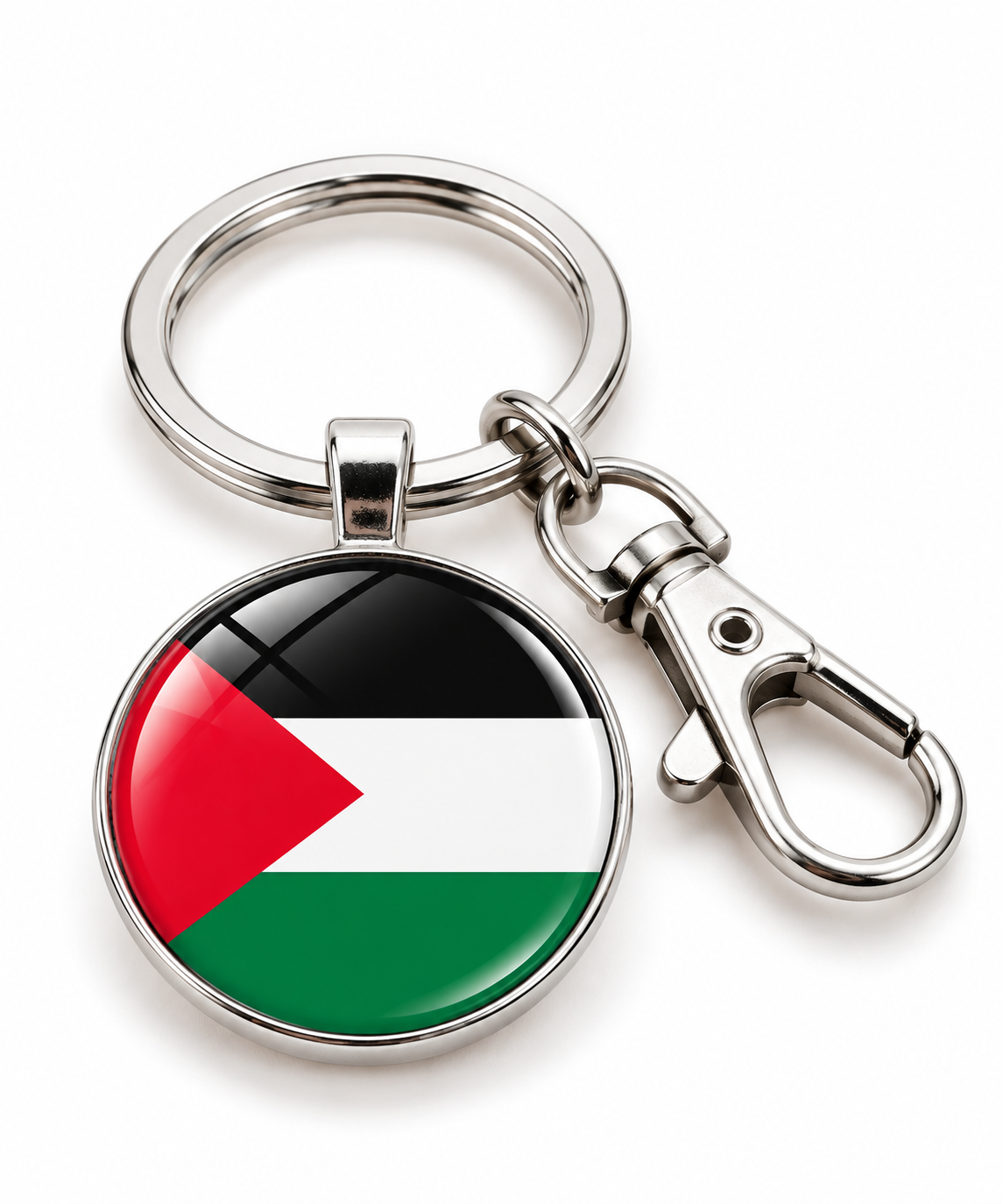 Keychain With Palestinian Flag