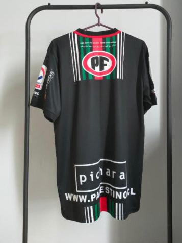 Camiseta de entrenamiento de fútbol Palestino Negra