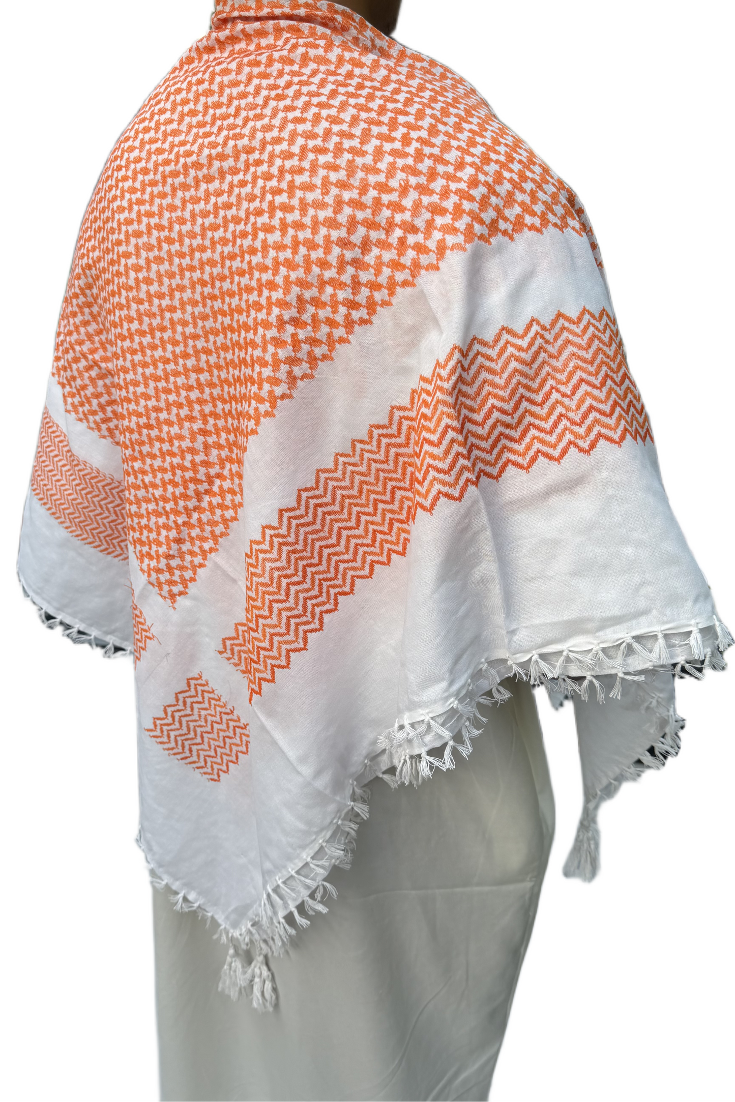 Kufiya/Keffiyeh Oranje 100% Premium Katoen