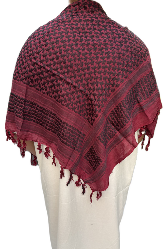 Shemagh Midnight Bordeaux