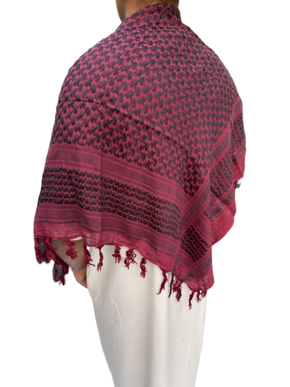 Shemagh Midnight Bordeaux