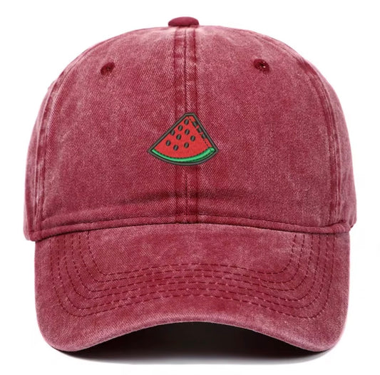 Vintage Red Watermelon Cap