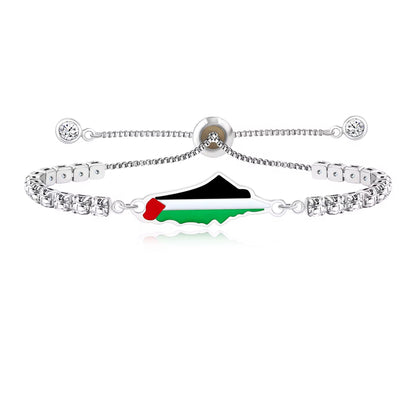Palästina Armband mit funkelnden Steinen