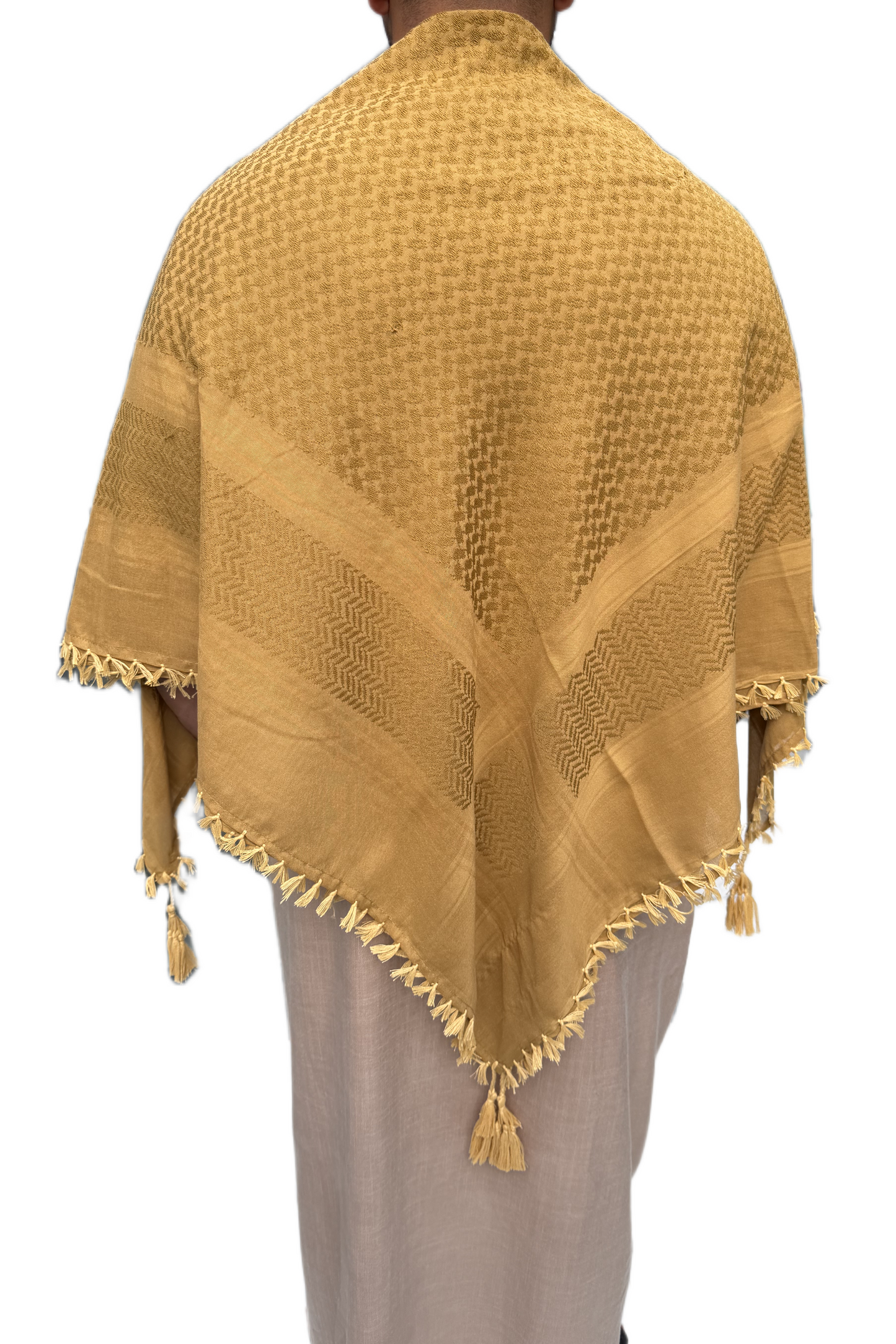 Kufiya Fully Desert Gold Premium