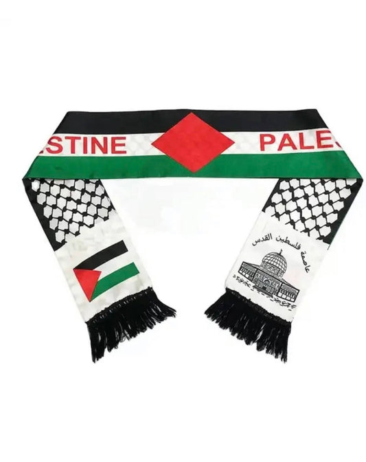 Palestina Bandeira Cachecol 130x14 cm