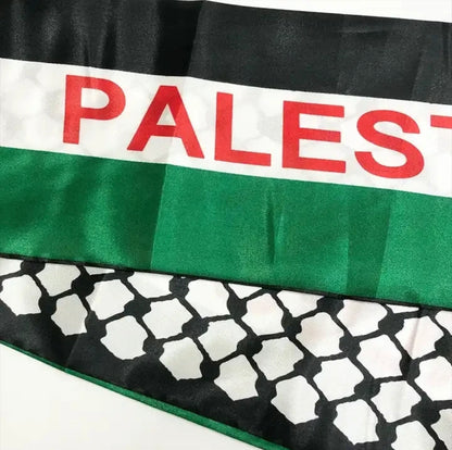 Palestina Vlag Sjaal 130x14 cm