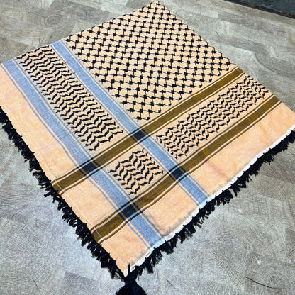 Kufiya/Keffiyeh Pêssego 100% Algodão