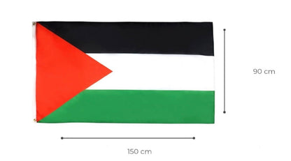 Bandeira da Palestina 90x150 cm