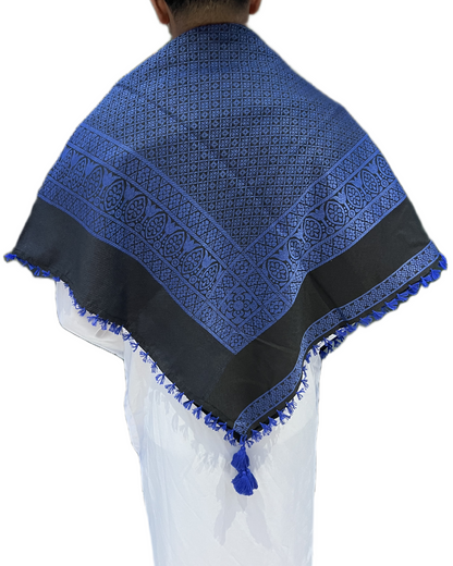 Shemagh Azul Negro
