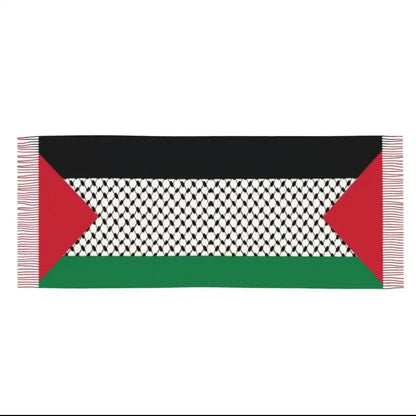 Stort Palestina Sjal med Mjuk Tyg 200x70 cm