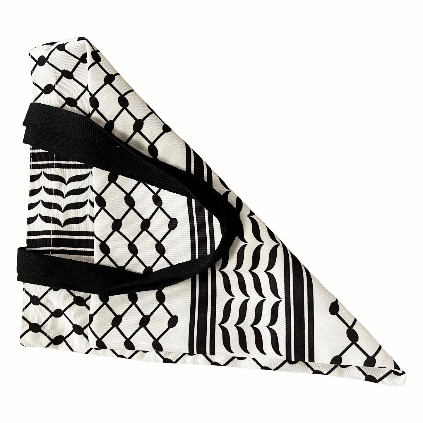 Keffiyeh Tote – Classico Nero & Bianco