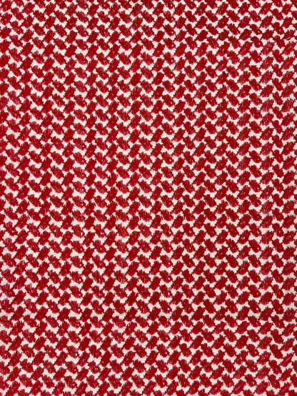 Kufiya/Keffiyeh Red/White 100% Premium Cotton White Details
