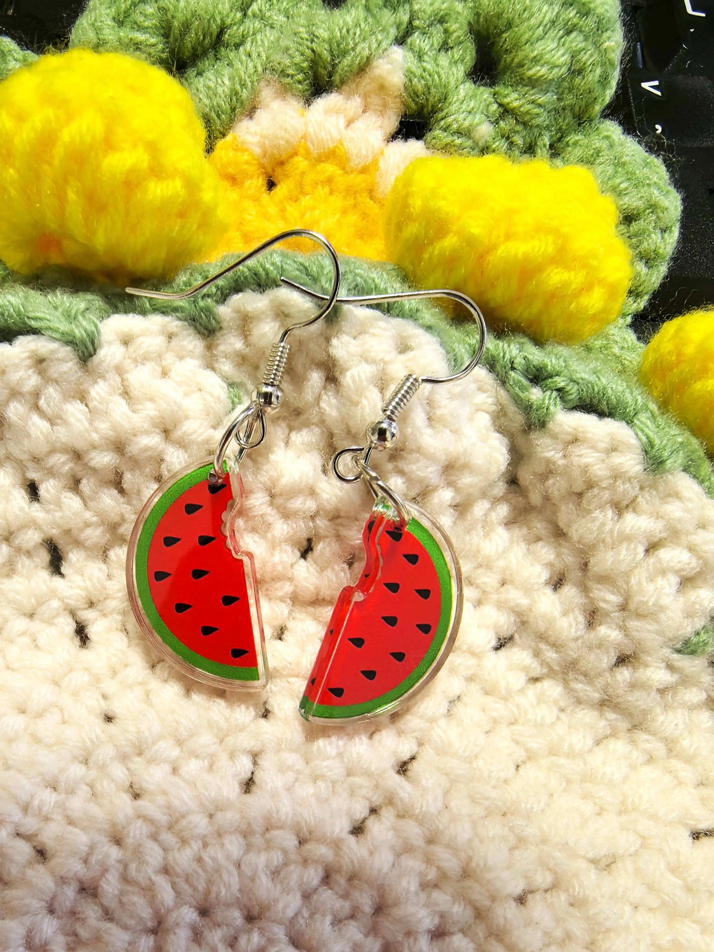 Palestina Watermeloen Oorbellen