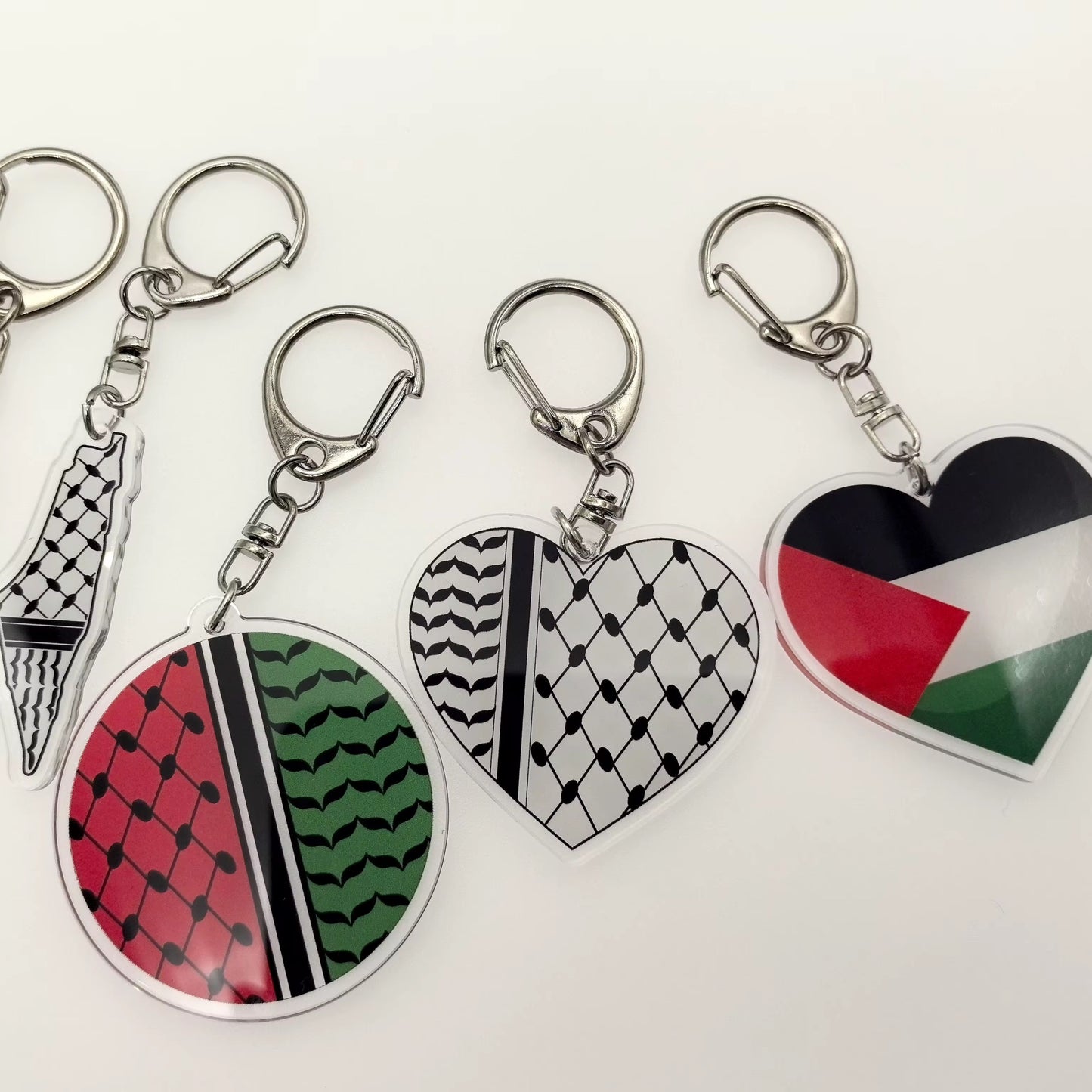 Keffiyeh Hart Sleutelhanger