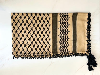 Kufiya/Keffiyeh Lichtbruin