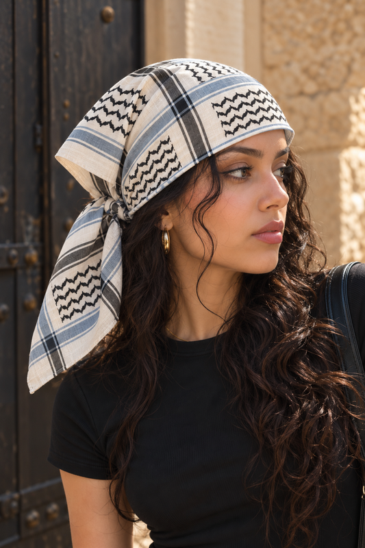 Kufiya/Keffiyeh Bandana Cream